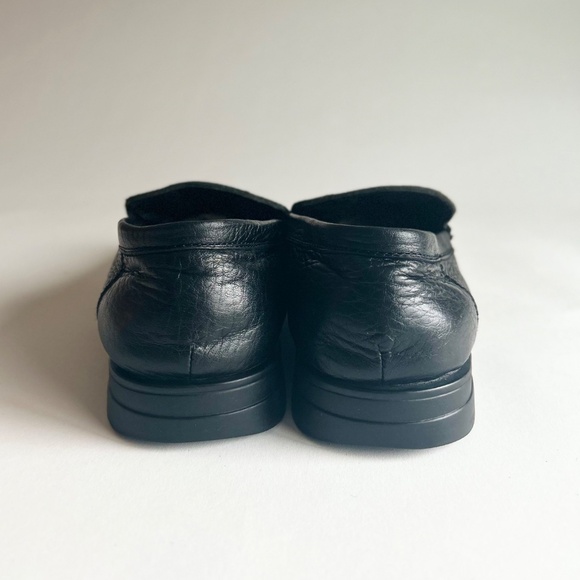 Men’s Cartelo Black Genuine Leather Rubber Outsole Loafers size 255mm, US 10 main image 6
